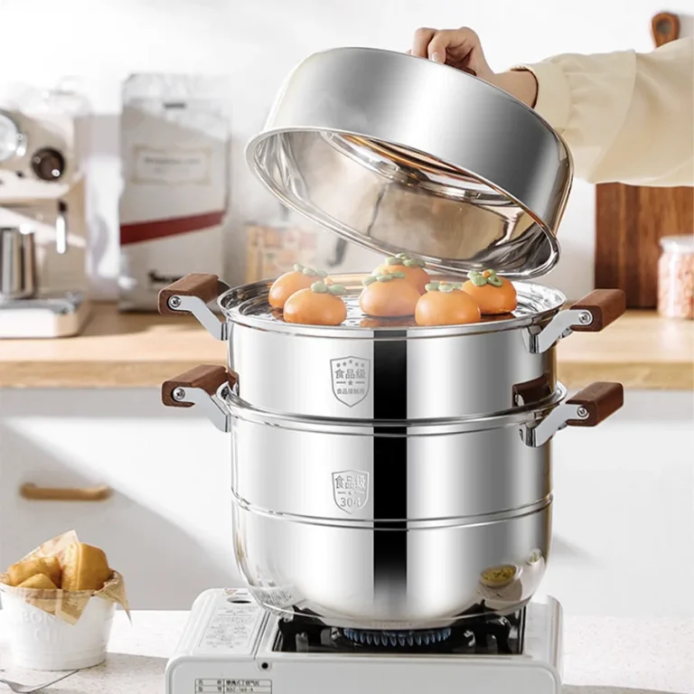 3 Layer Stackable Steamer 4